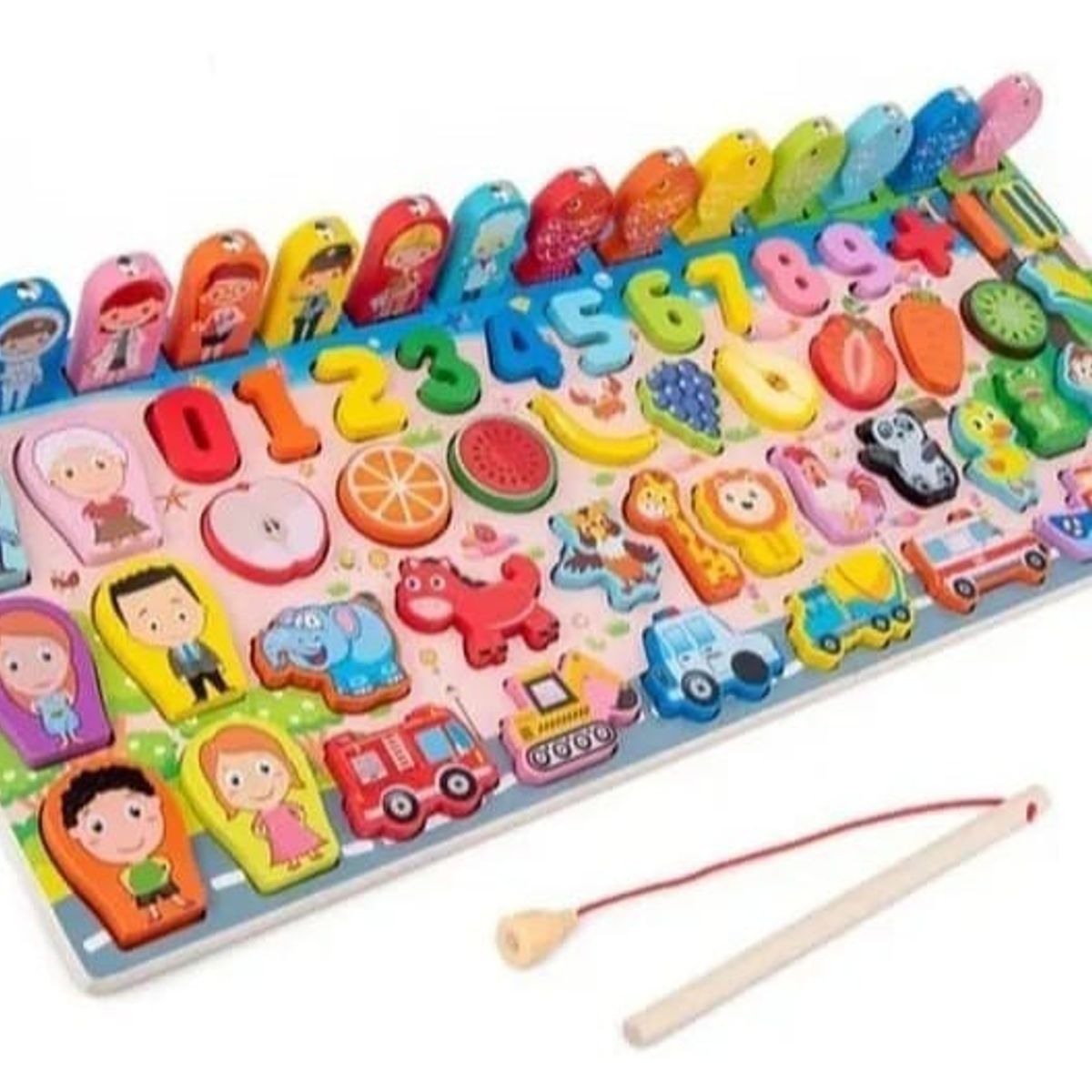 TOP TOYS - Tabla de encaje madera aprendizaje juego niños multicolor