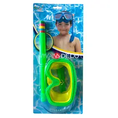 UNIVERSAL - SET SNORKEL PARA NIÑOS VERDE