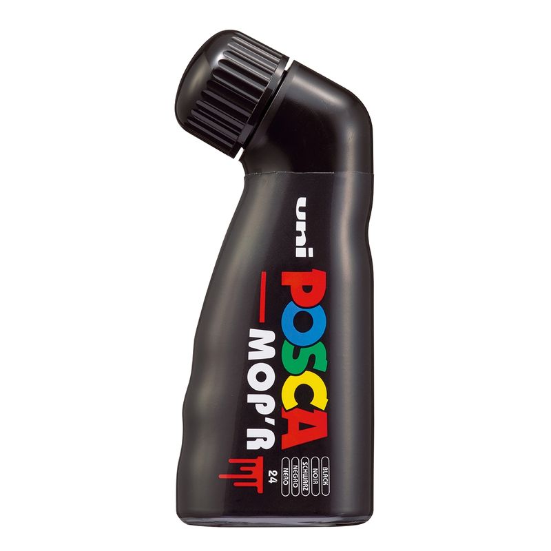 UNI POSCA - Marcador Posca Mop'r Punta Redonda Xxl De 3 A 19mm NEGRO
