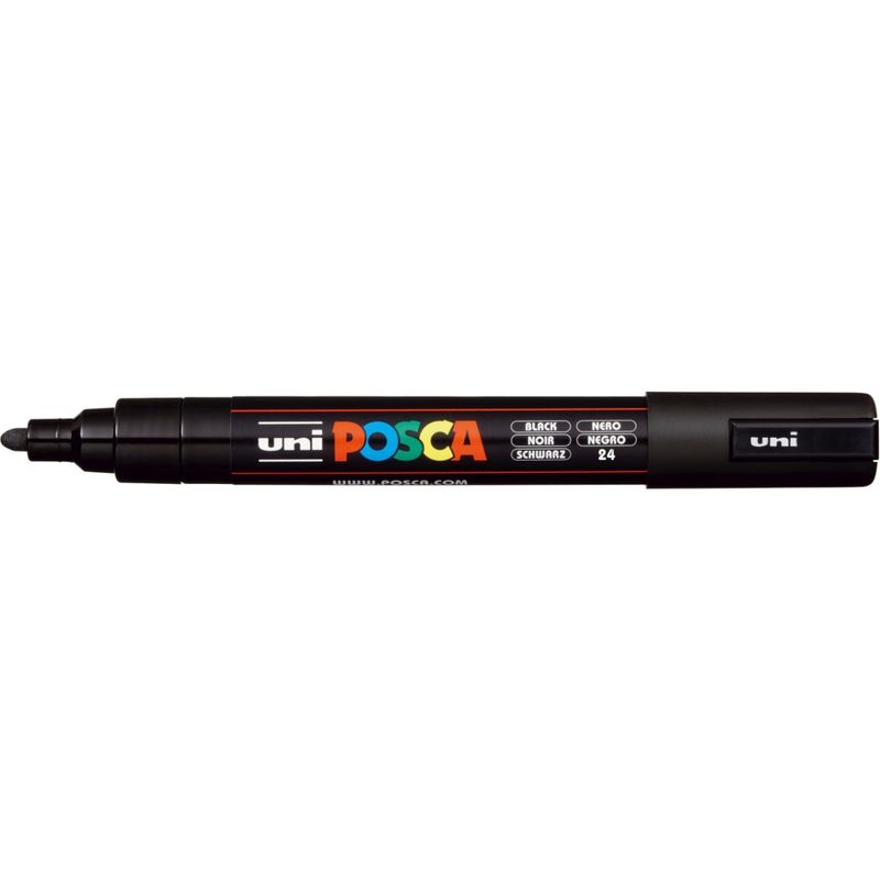MALCREADO31109 - Marcador Acrilico Posca PC-5M Negro