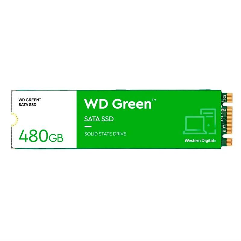 WESTERN DIGITAL - Disco Solido SSD Interno WD Green 480GB Go M.2 2280 SATA III