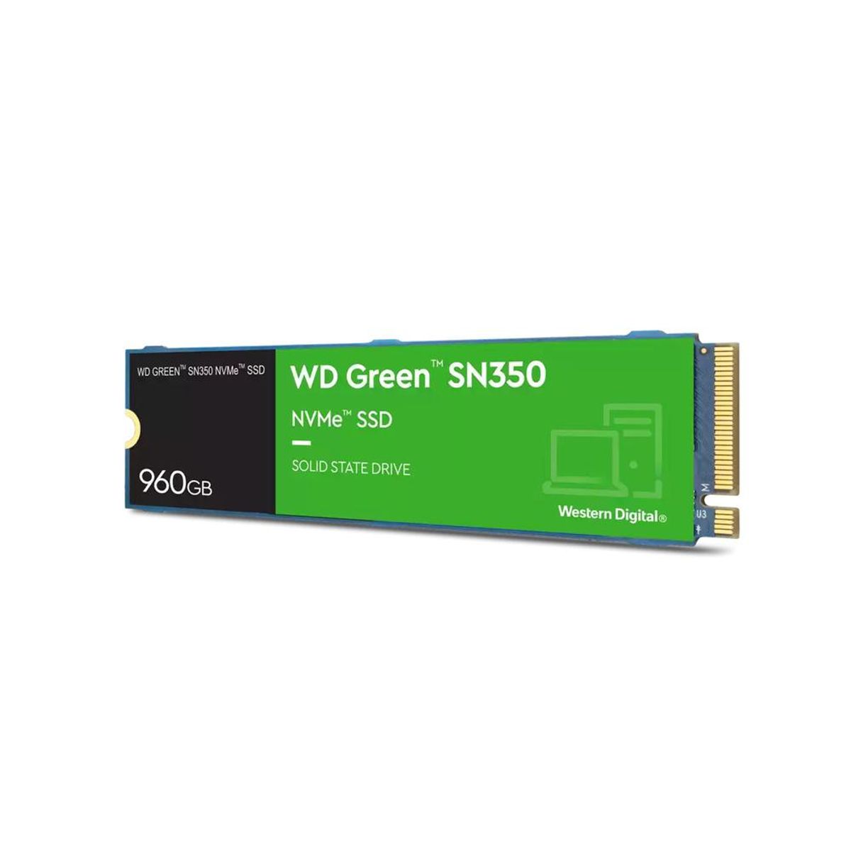 WESTERN DIGITAL - Disco Solido SSD Interno WD Green SN350 960GB M.2 2280 NVMe