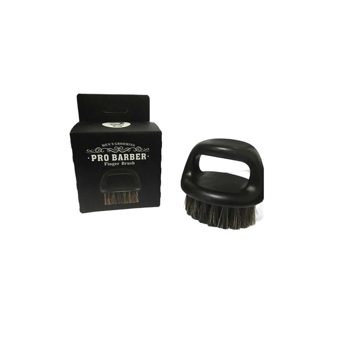 MAXCARE - Cepillo Anillo Barba Profesional Peine Cerda Mixta Barberia MAXCARE