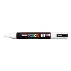 UNI POSCA - Marcador Acrilico Posca PC-5M Blanco