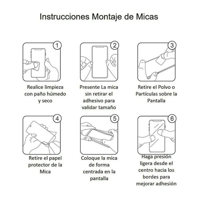 GENERICO - Lamina Mica Vidrio Templado Completa Para Samsung S21 5g