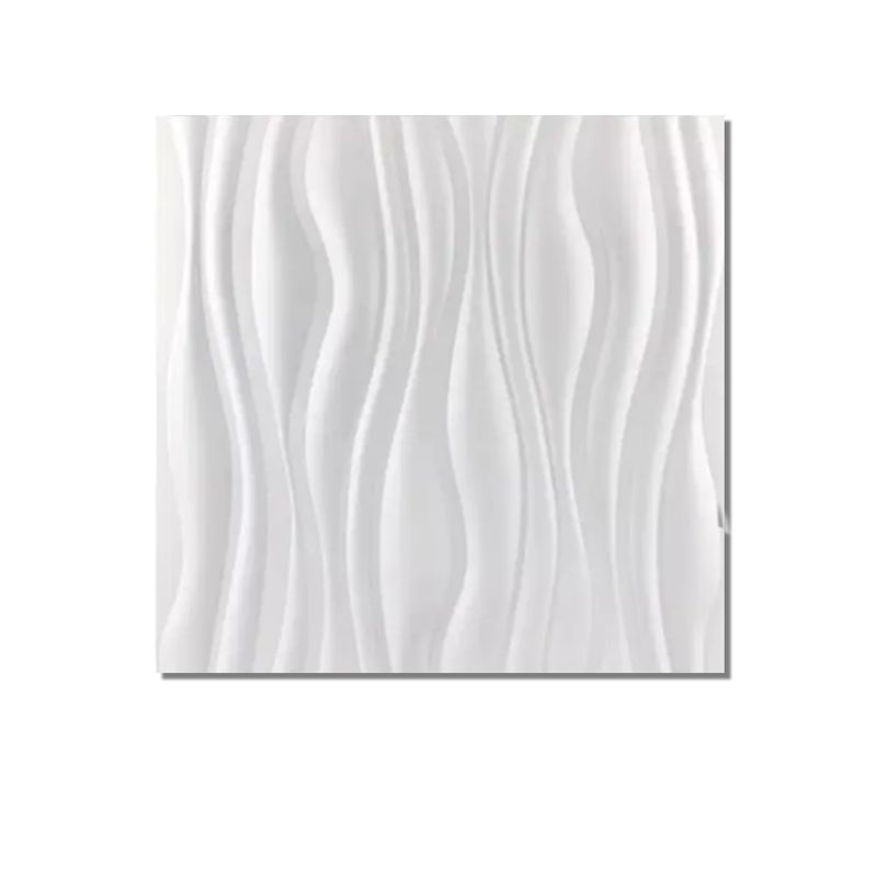 GENERICO - Lamina 4D Panel Autoadhesivas 50x50 Cielo o Muralla Ondas