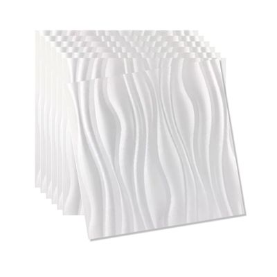 Imagen 2 del producto Lamina 4D Panel Autoadhesivas 50x50 Cielo o Muralla Ondas