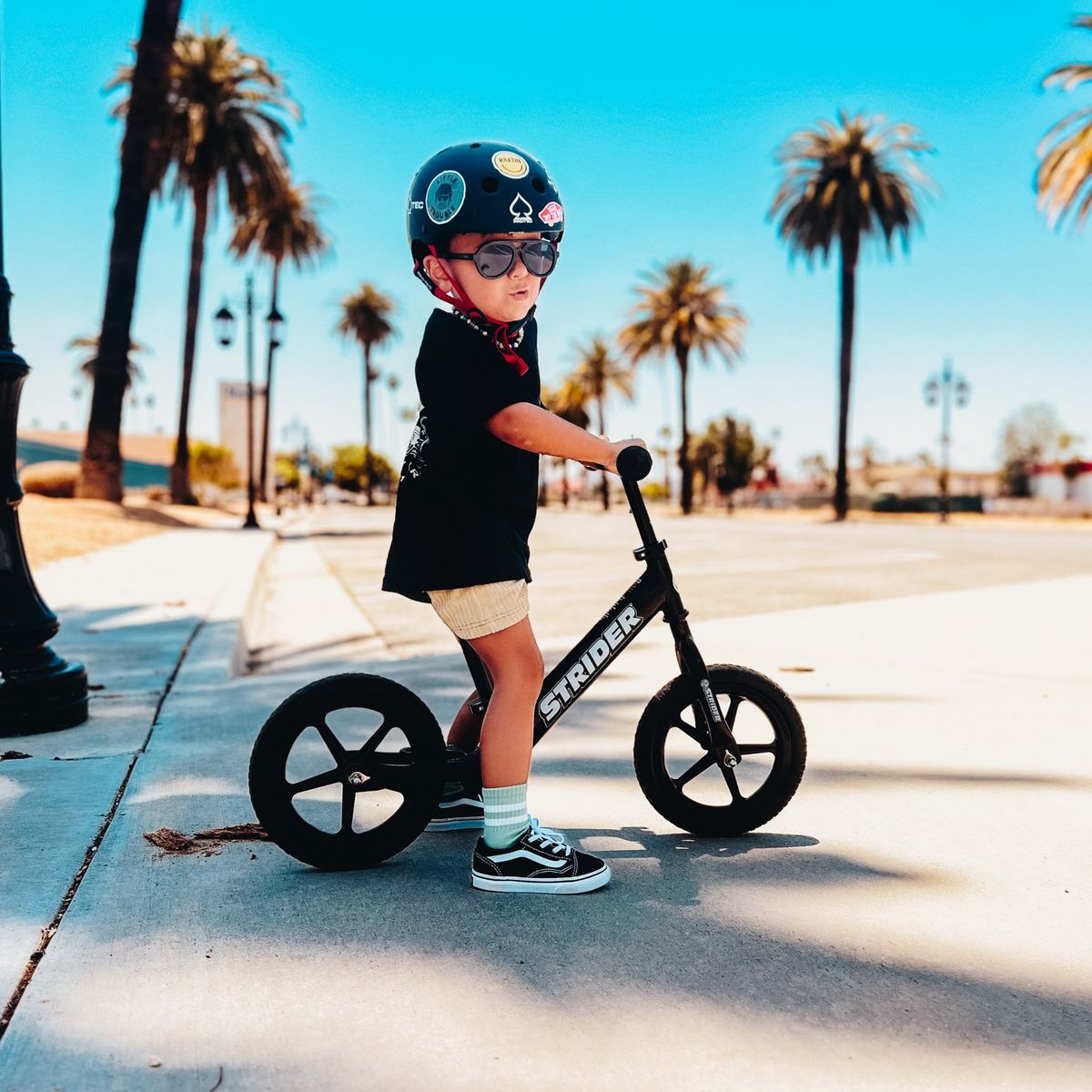 STRIDER - Bicicleta de Balance Strider 12 Sport Negro