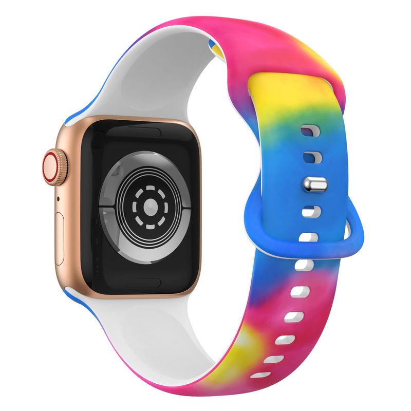 GENERICO - Correa Banda Diseño Iwatch Applewatch Tricolor 38-40-41MM