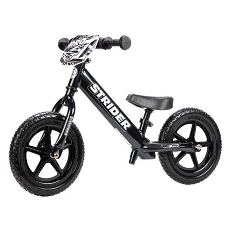 STRIDER - Strider Bicicleta Balance 12 Pro Pearl Black