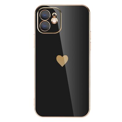 Imagen 2 del producto Carcasa Corazones Para iPhone 13 / 14 Negro