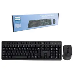 PHILIPS - Combo teclado y mouse inalámbrico SPT6354
