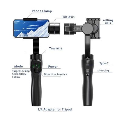Imagen 2 del producto Estabilizador de Celular y Cámara de Acción 3 Ejes Gimbal Más Trípode