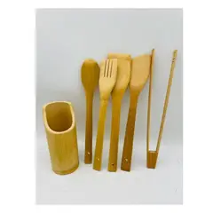 GENERICO - Set De Cubiertos Utensilios De Bambú