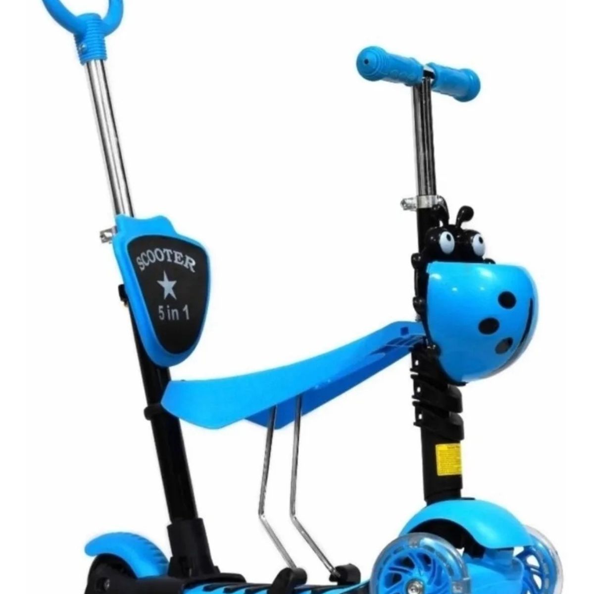 GENERICO - Scooter o Monopatín para niños con luces LED 5 en 1