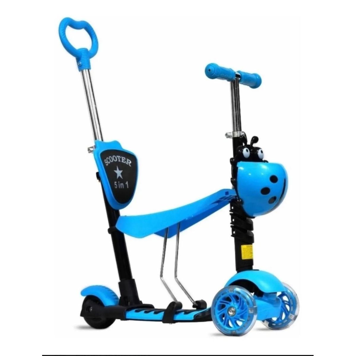 GENERICO - Scooter o Monopatín para niños con luces LED 5 en 1