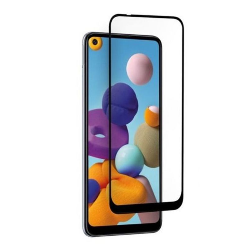 GENERICO - Lamina Mica Vidrio Templado Completa Para Samsung A21s