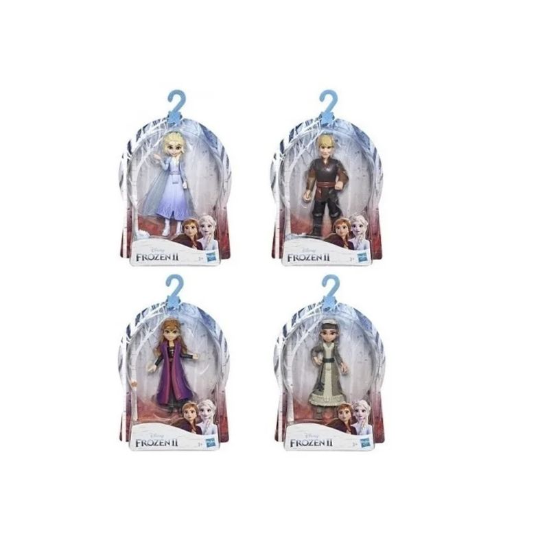 FROZEN - Pack 4 Figuras Mini Frozen Elsa Anna Kristoff