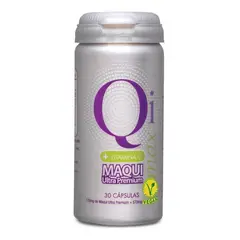 NEWSCIENCE - Qi Max - Maqui Ultra Premium + Vitamina C (30 Cápsulas)