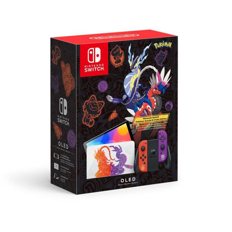 NINTENDO - Consola Nintendo Switch Oled Pokemon Scarlet & Violet 64 GB