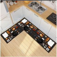 Pack de 02 Alfombra para Cocina con Antideslizantes.