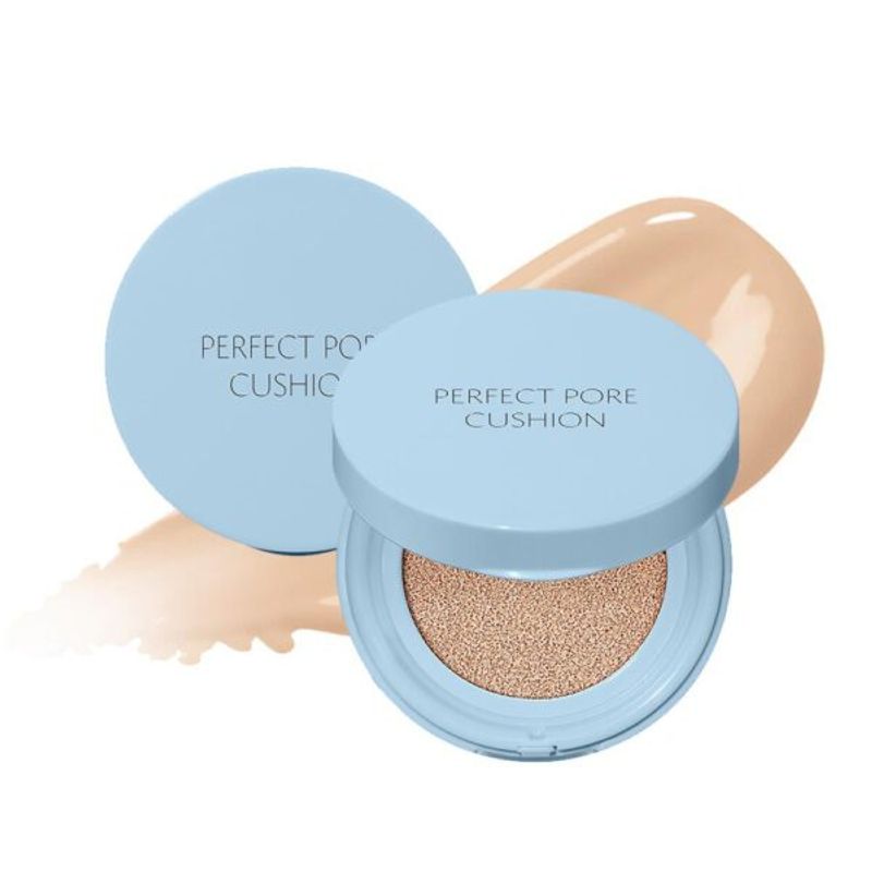 THE SAEM - Perfect Pore Cushion -COSMÉTICA COREANA  - Base- The Saem