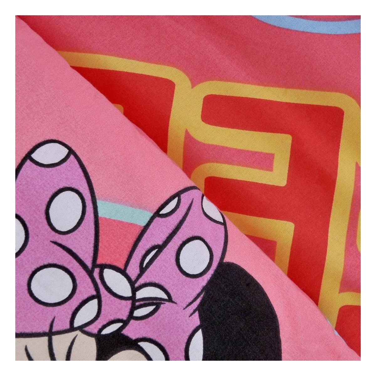 MASHINI - Plumon 1.5 Plazas Microfibra Infantil Rosado Minnie Mouse