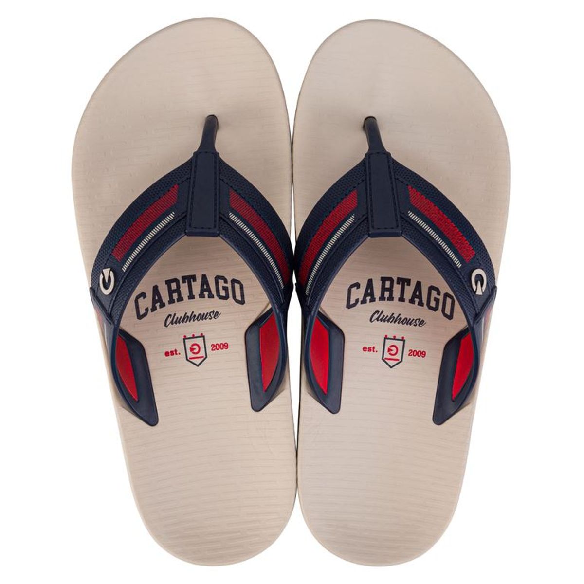 CARTAGO - Sandalia Hombre Beige Mallorca 458 Cartago