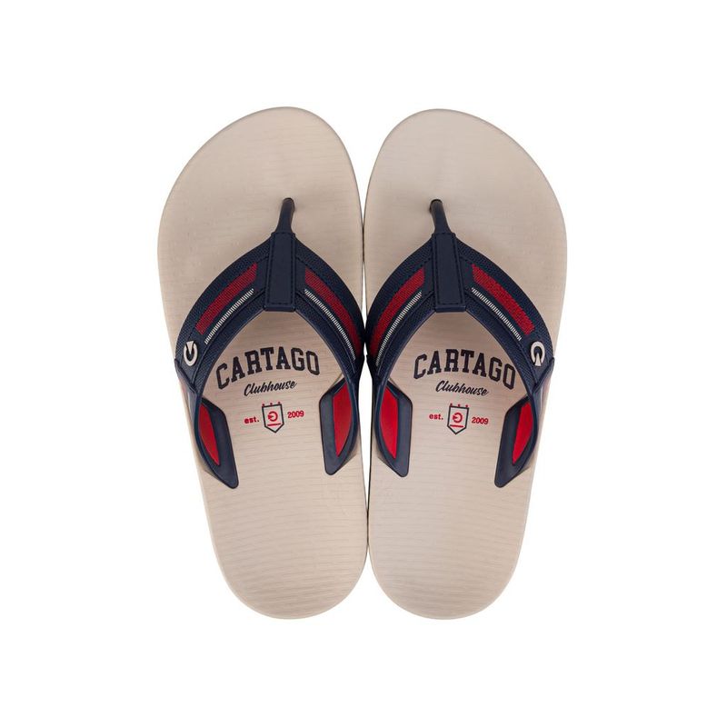 CARTAGO - Sandalia Hombre Beige Mallorca 458 Cartago