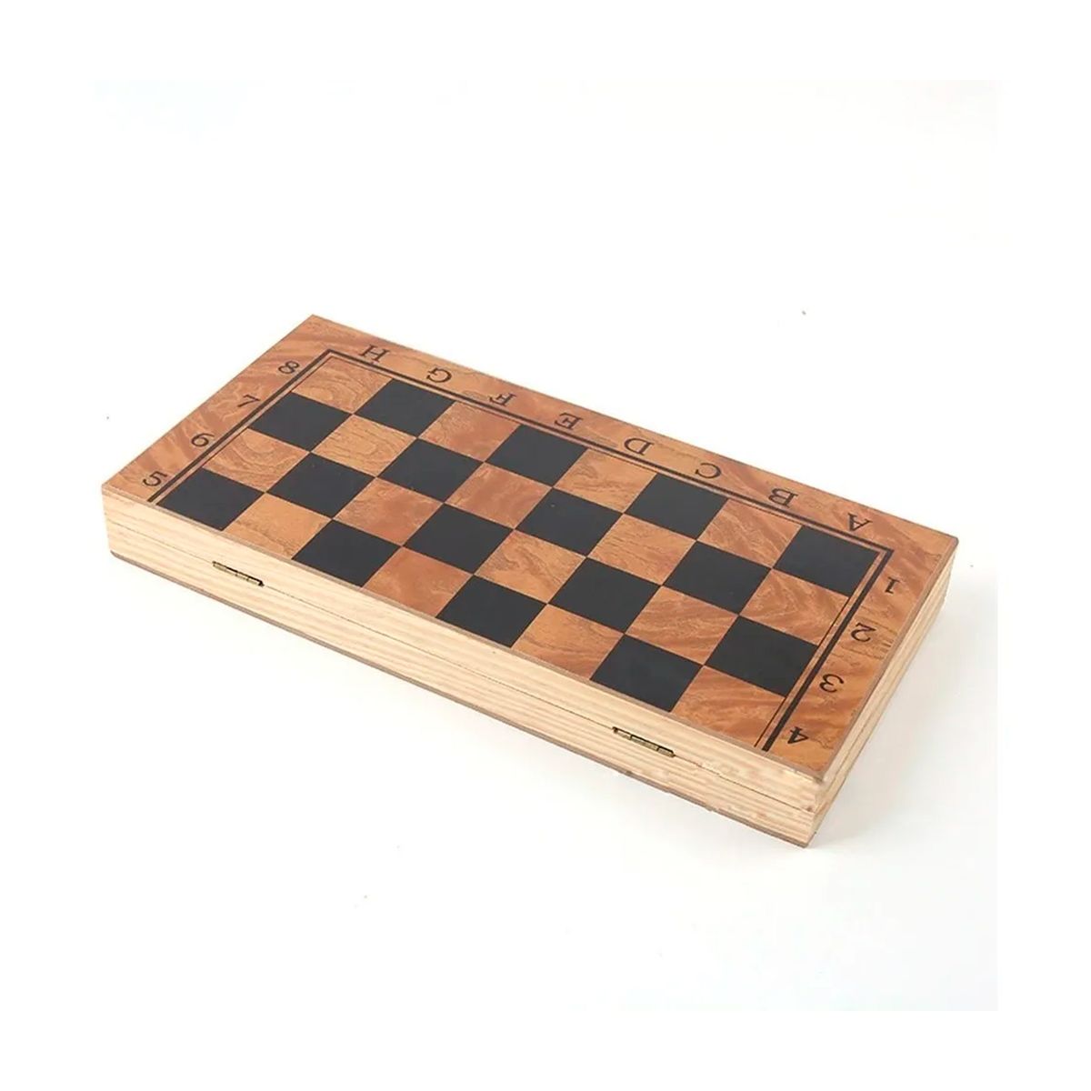 GENERICO - Juego de Mesa Ajedrez De Madera Set 3 en 1