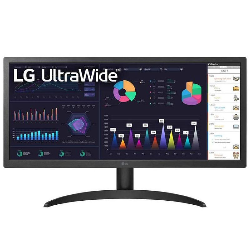 LG - Monitor LG 26WQ500-B UltraWide 26" 2560x1080 HDMI W Plano