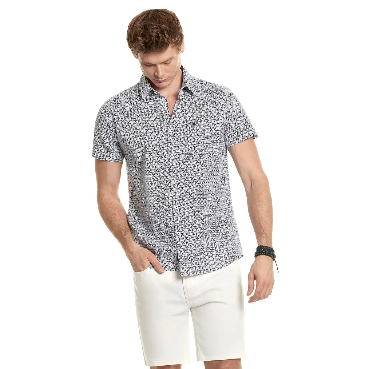 FEROUCH - Camisa Estampada Olympia F Blanco Ferouch