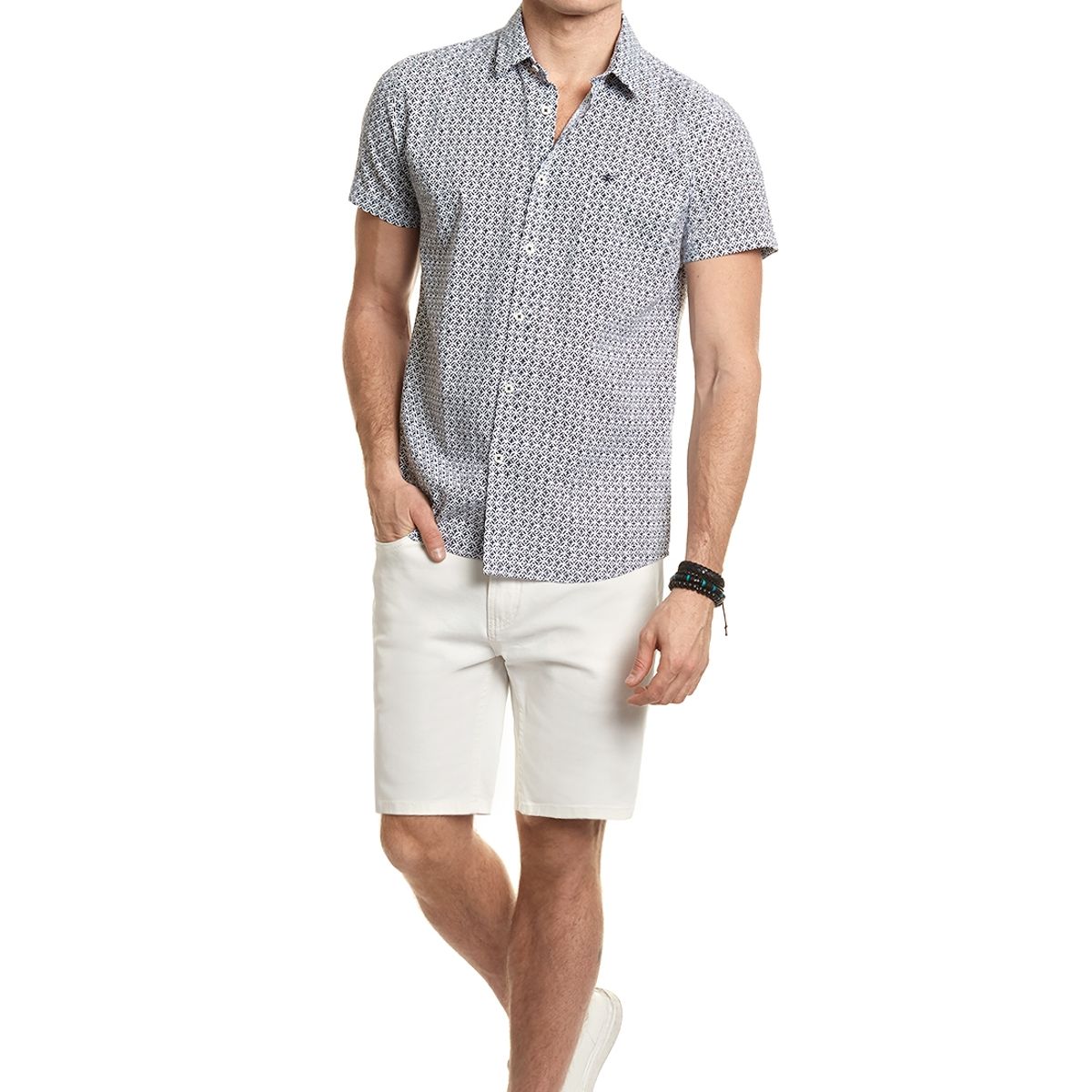 FEROUCH - Camisa Estampada Olympia F Blanco Ferouch