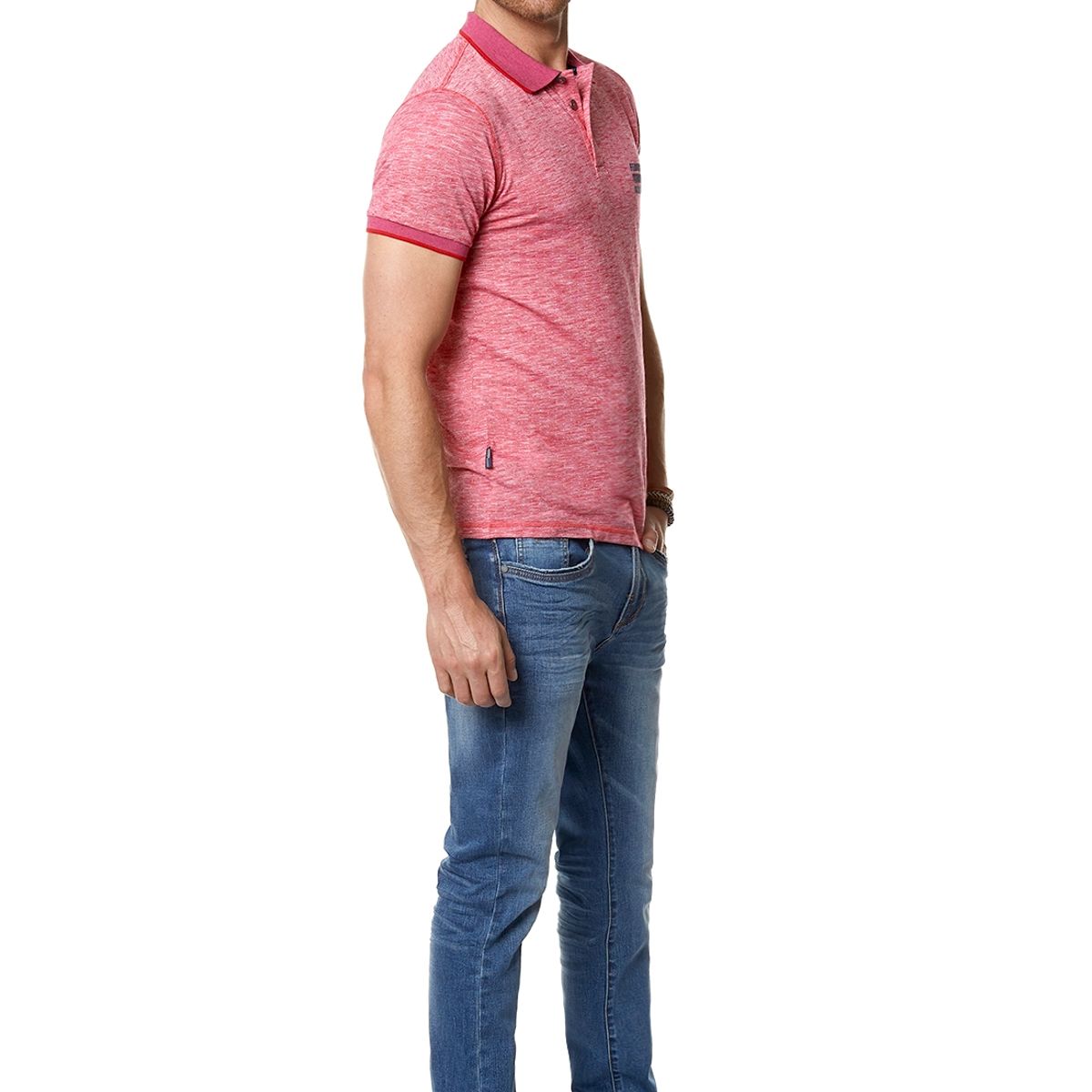 FEROUCH - Polera Polo Iowa Bordeaux Rojo Ferouch