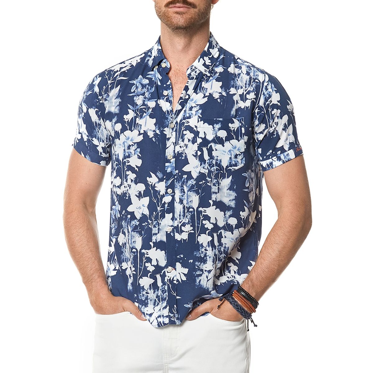 FEROUCH - Camisa Estampada Oregon Fj Azul Ferouch