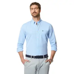 FEROUCH - Camisa Checkered Illinois F Celeste