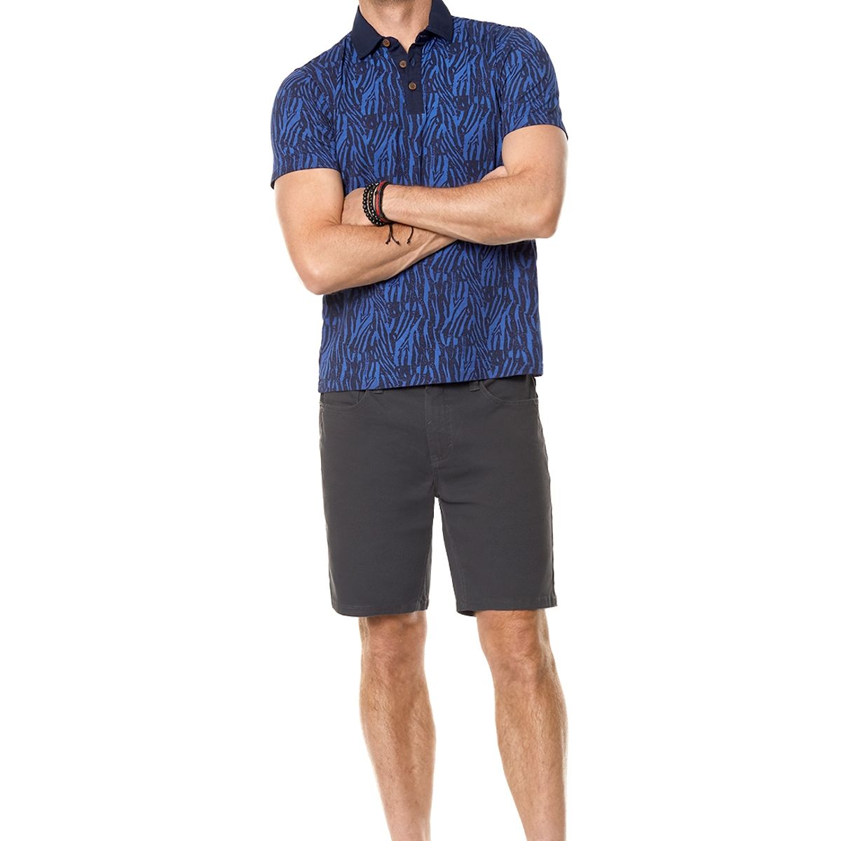 FEROUCH - Polera Polo Connecticut Azul Ferouch