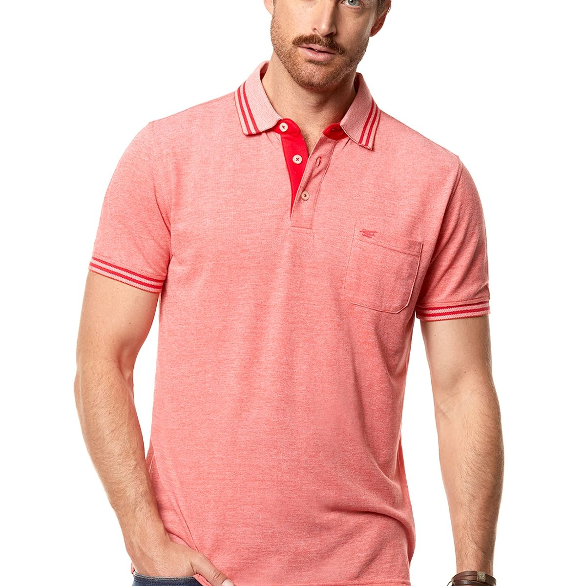 FEROUCH - Polera Polo Arizona Rojo Ferouch