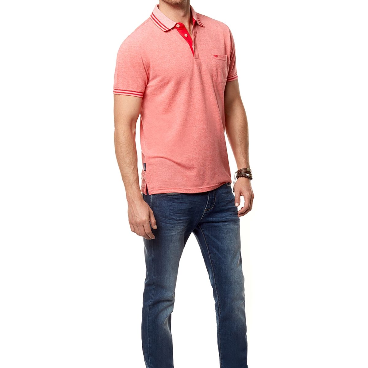 FEROUCH - Polera Polo Arizona Rojo Ferouch