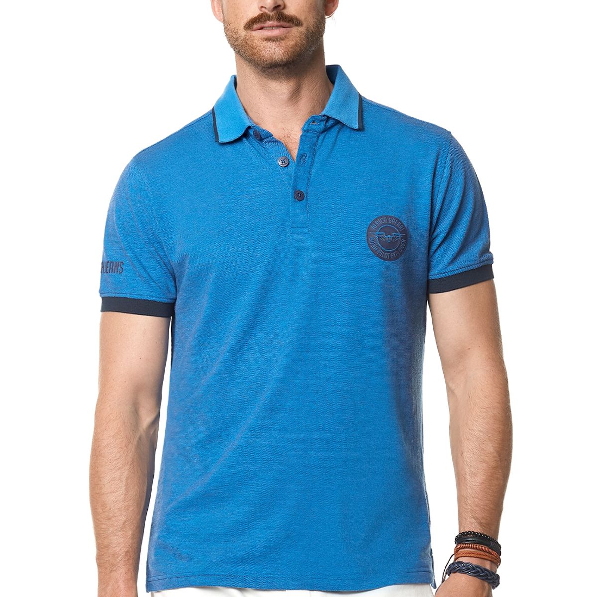 FEROUCH - Polera Polo Michigan Azul Ferouch