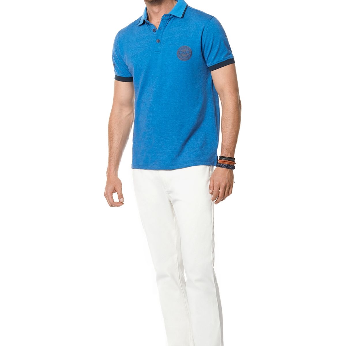 FEROUCH - Polera Polo Michigan Azul Ferouch