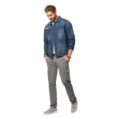 Imagen 2 del producto Chaqueta Denim Con Parche Azul