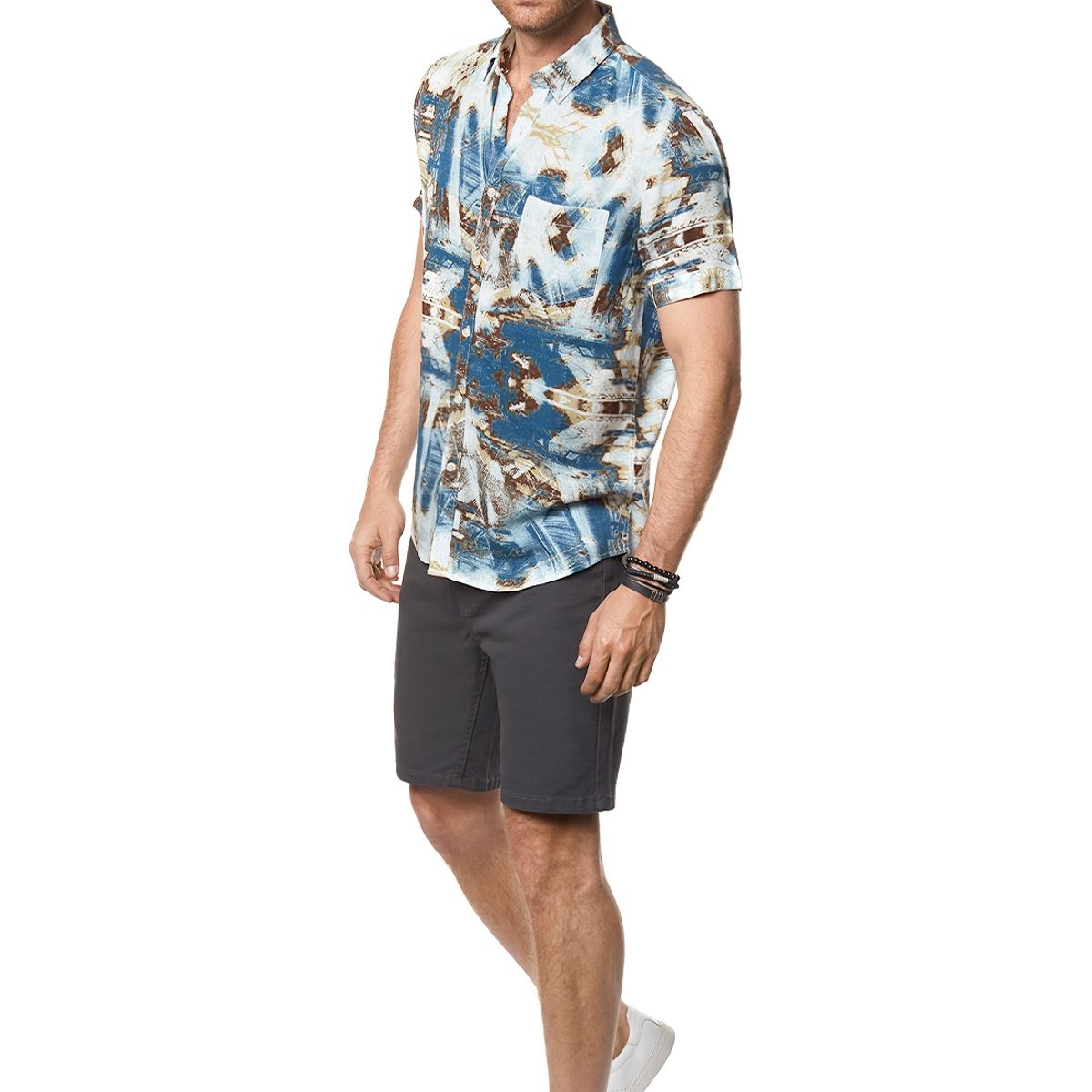 FEROUCH - Camisa Estampada Arizona Fj Marrón Ferouch
