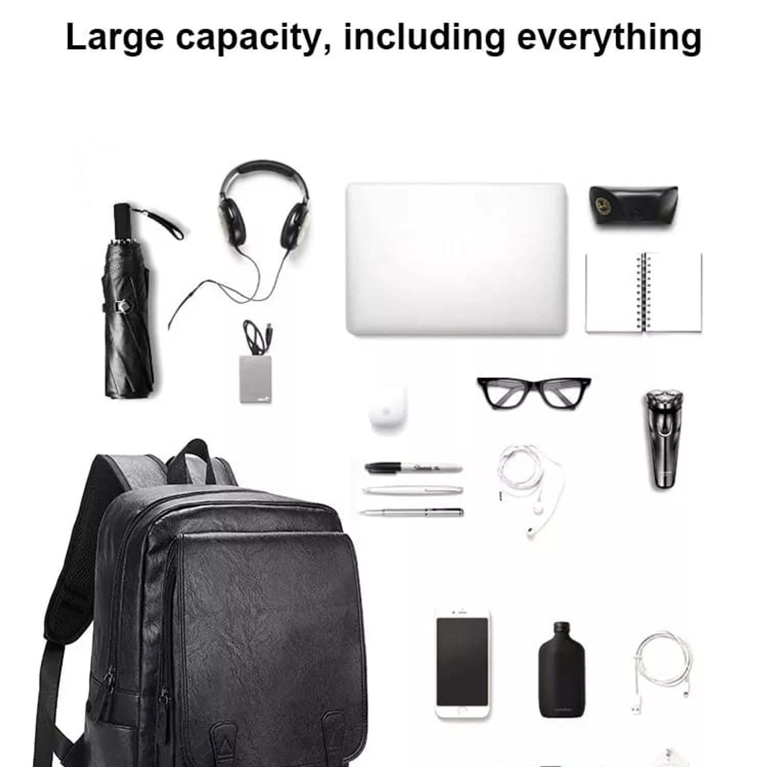 Masa Kawa Portafolios De Piel Para Hombre De 15.6 Pulgadas, Bolso Bandolera De Hombro Para