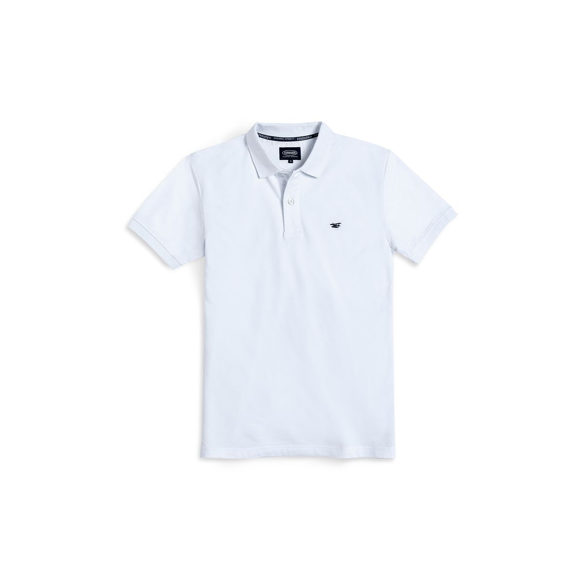 FEROUCH - Polera Polo Básica Blanco Ferouch
