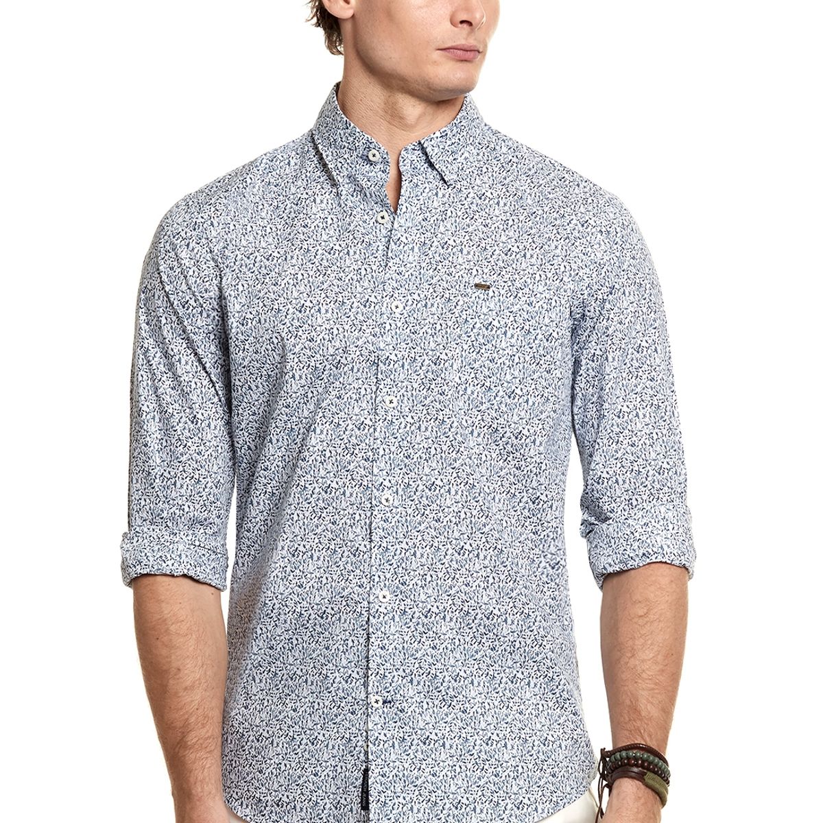 FEROUCH - Camisa Estampada Irving Fj Azul Ferouch