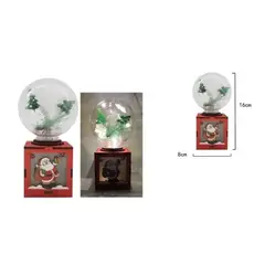 GENERICO - Decoración Navidad Con Luz 16 Cm