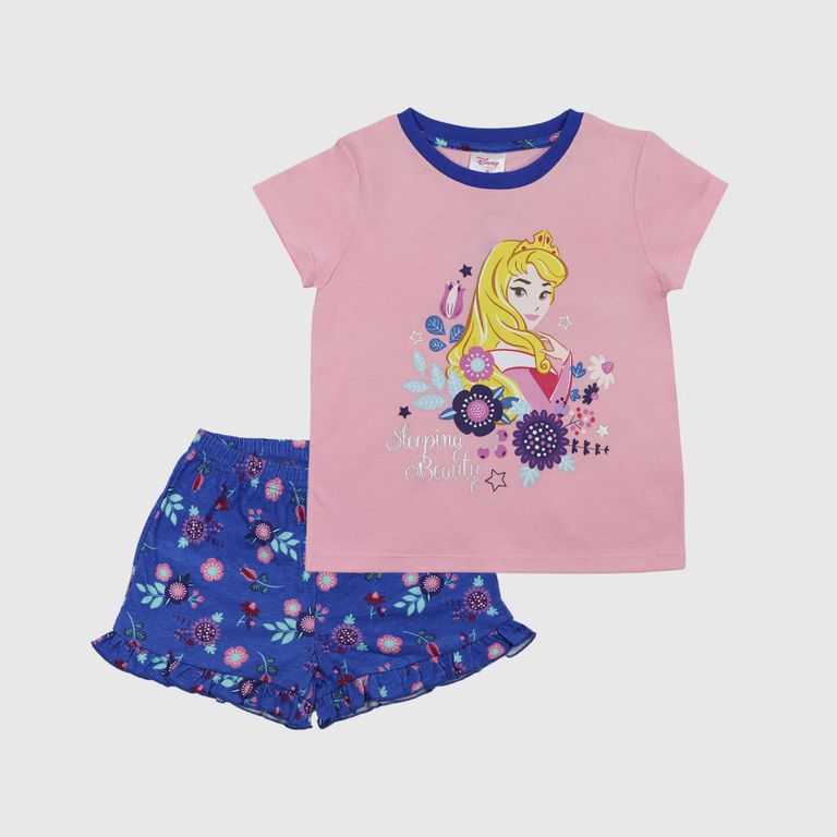 DISNEY Pijama Niña Princesas Aurora Rosado Disney