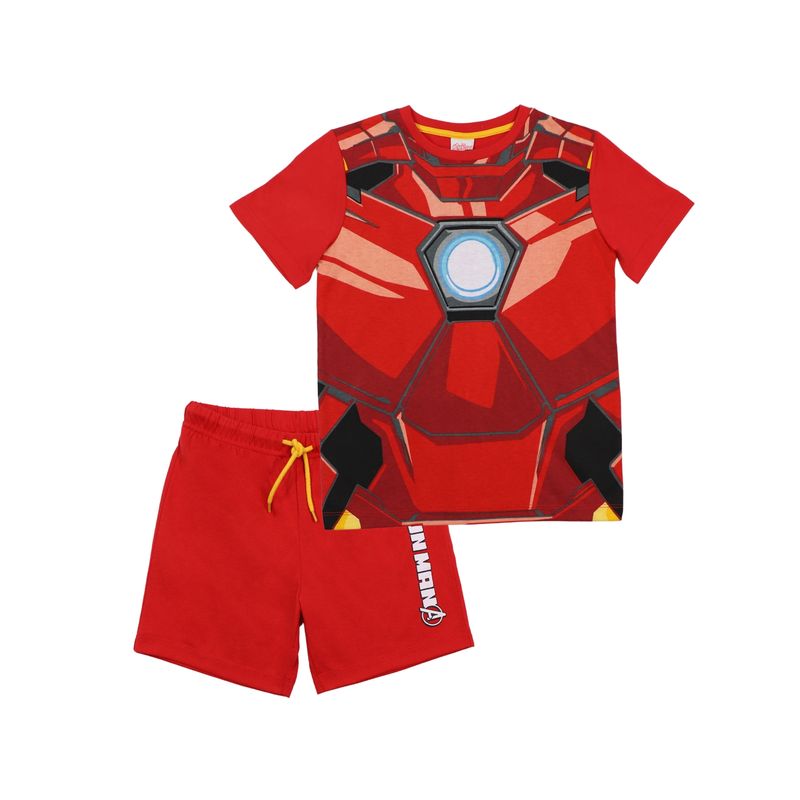 MARVEL - Pijama Disfraz Niño Iron Man Armadura Rojo Marvel