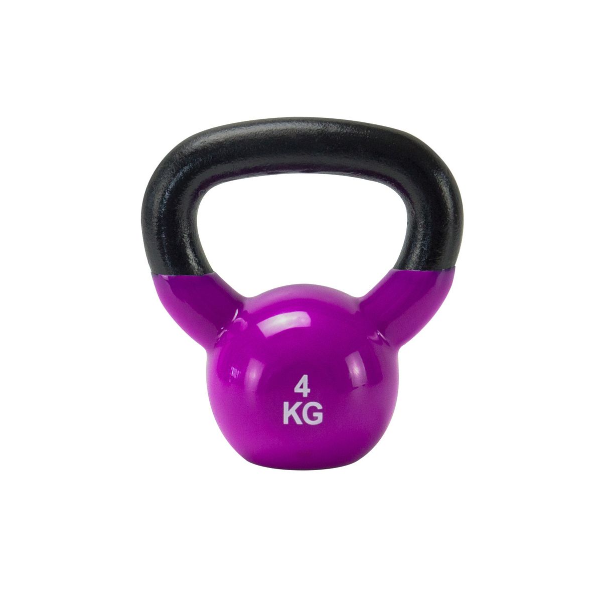 ATLETIS - Kettlebell Vinilo 4 Kg Morado